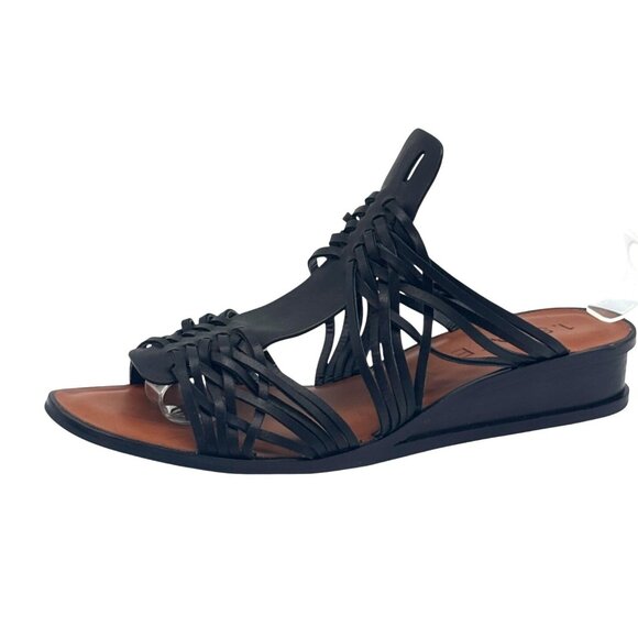1. STATE Maliyah Wedge Sandal , Black, 8.5 M – NO ANKLE STRAPS - Picture 1 of 11
